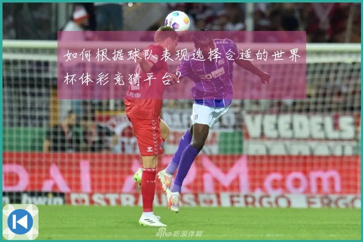 如何根据球队表现选择合适的世界杯体彩竞猜平台？